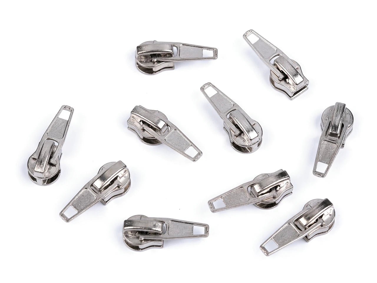 alt
Image of a zipper slider for spiral zipper No. 5|in assorted shades – available at Šarlotes audumi