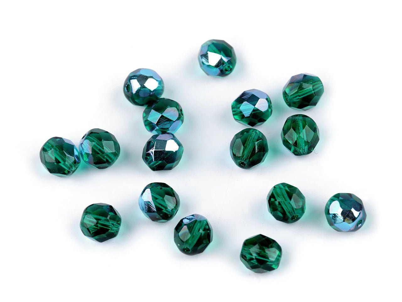 alt
Faceted Czech glass beads 8 mm - assorted colors 20 g