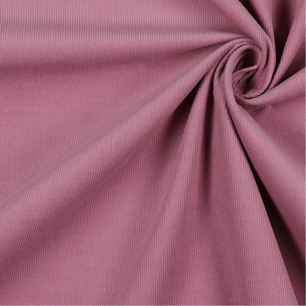 fine cotton corduroy - dusty pink 145 g/m²