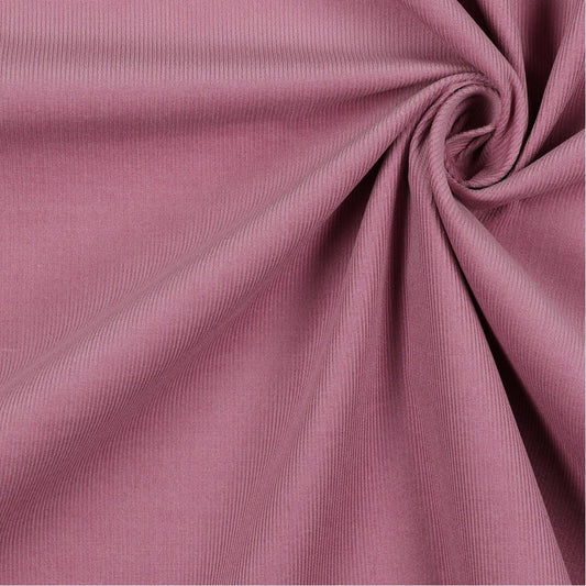 fine cotton corduroy - dusty pink 145 g/m²