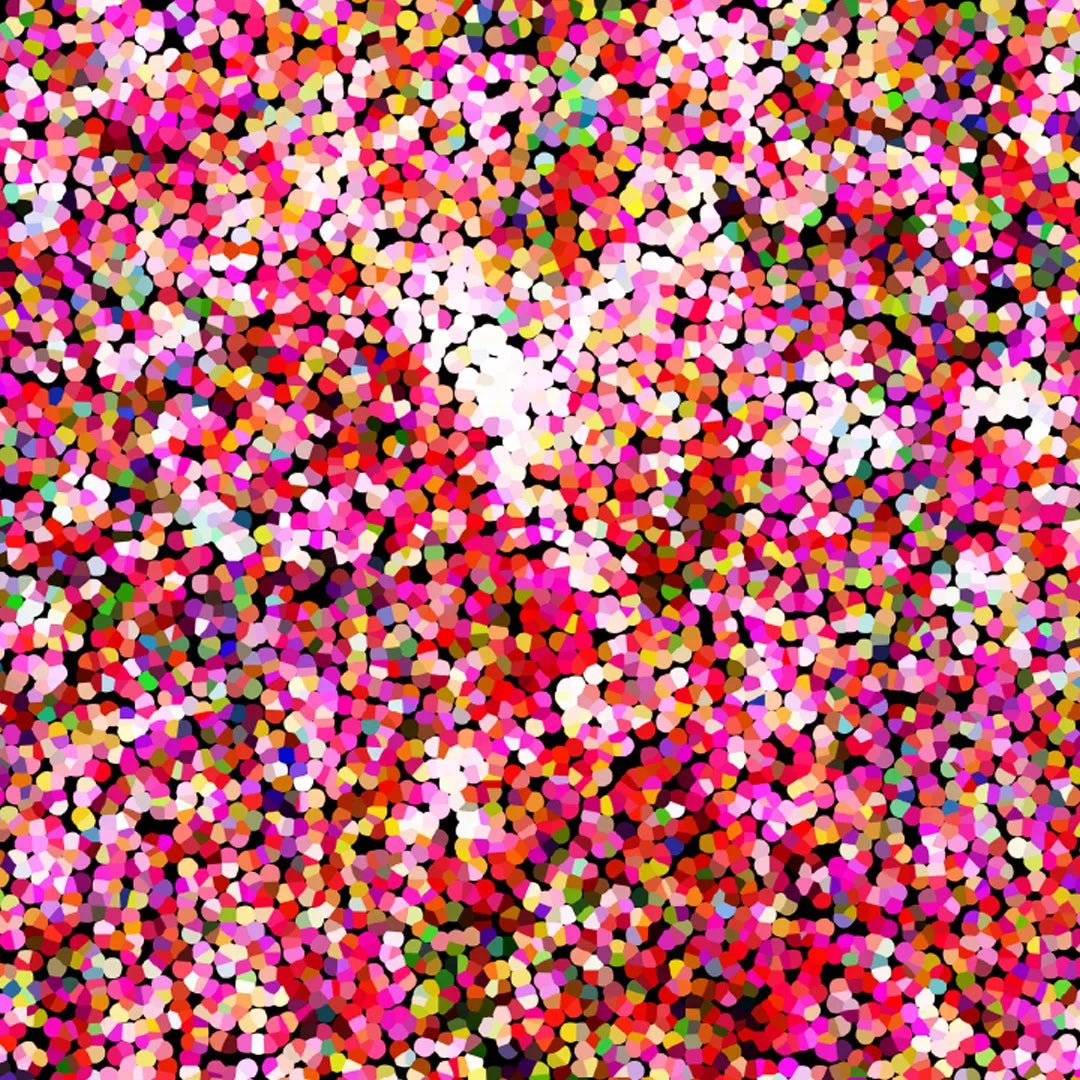 Softshell fabric with elastane - pink pattern 310 g/m²