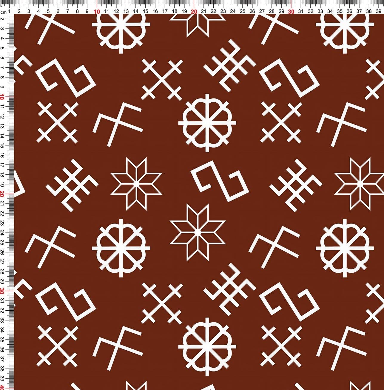 Softshell fabric - with Latvian power symbols 310 g/m² (COMING SOON)