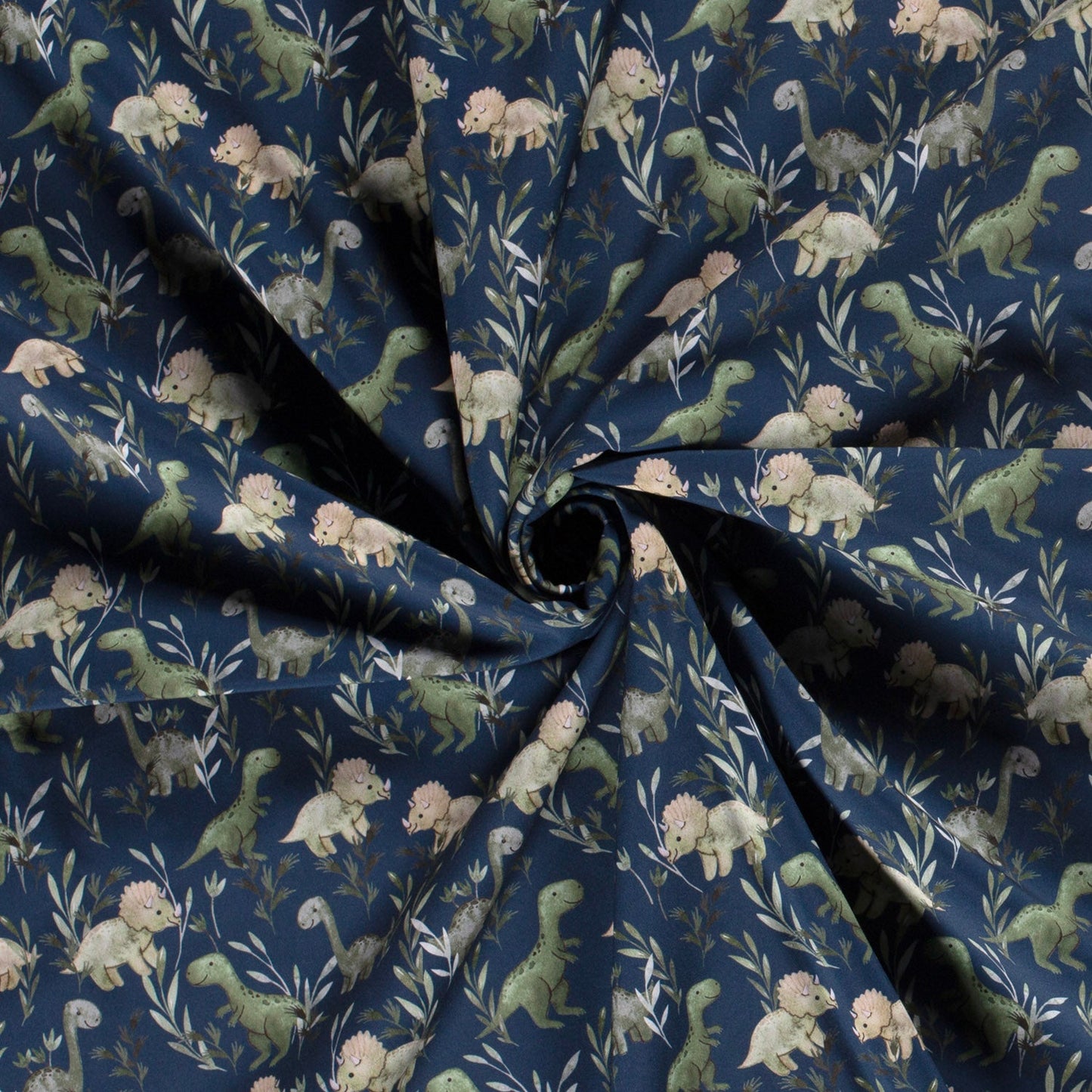 Softshell fabric - little dinosaurs 310 g/m²