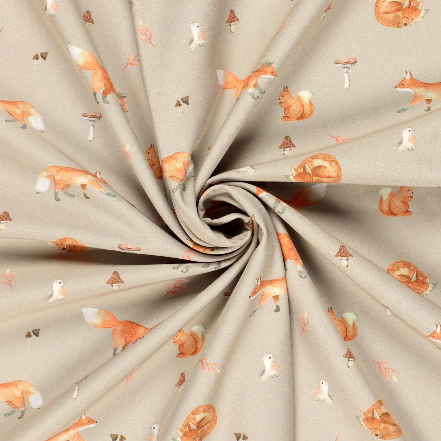 Softshell fabric - 310 g/m² leaves