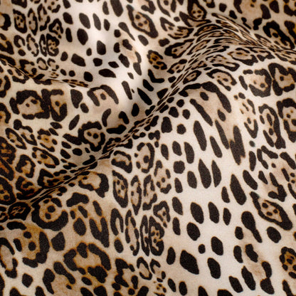 Softshell fabric - leopard 310 g/m²