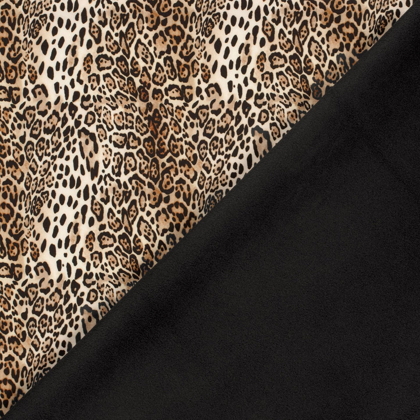 Softshell fabric - leopard 310 g/m²