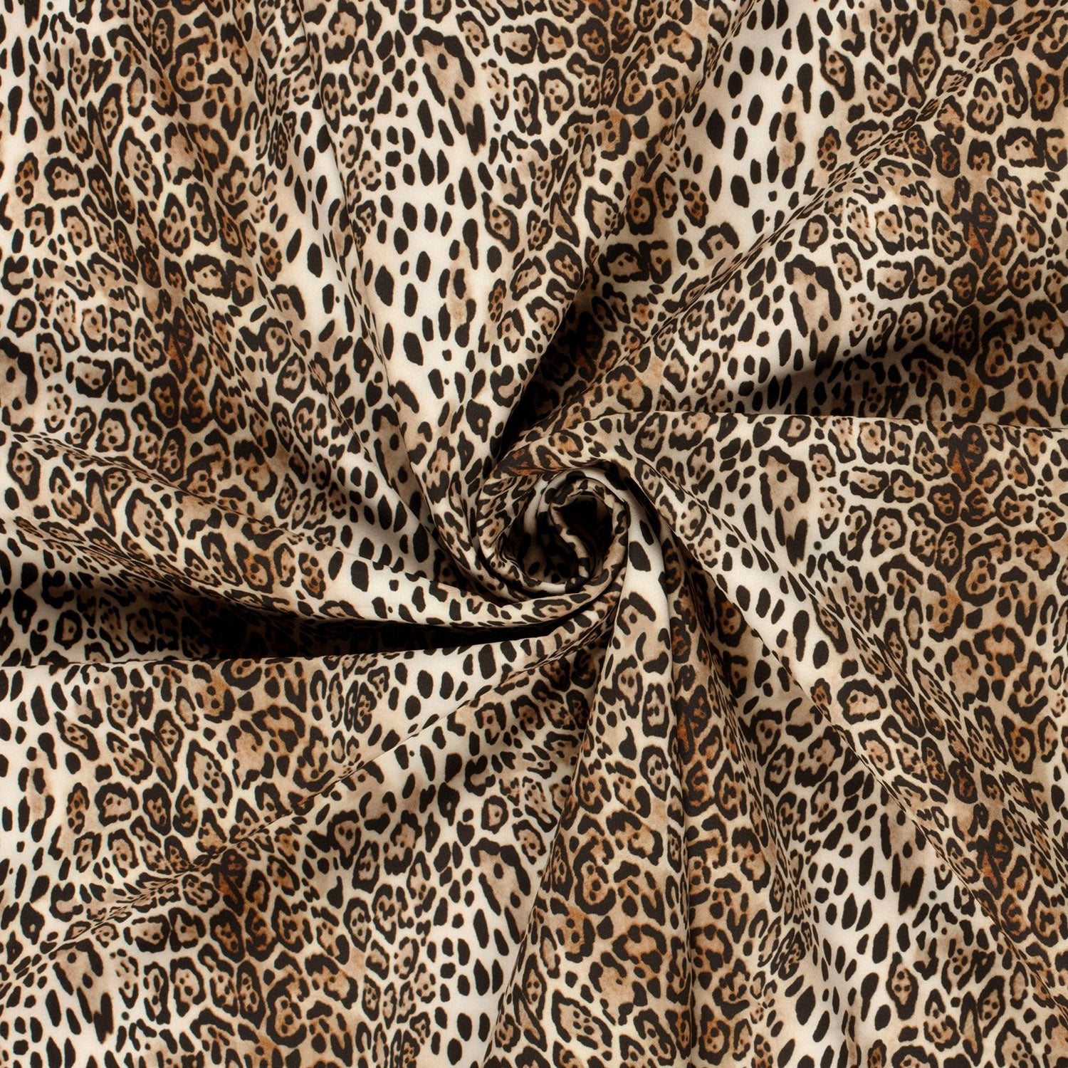 Softshell fabric - leopards 310 g/m²