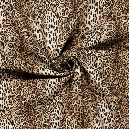 Softshell fabric - leopards 310 g/m²