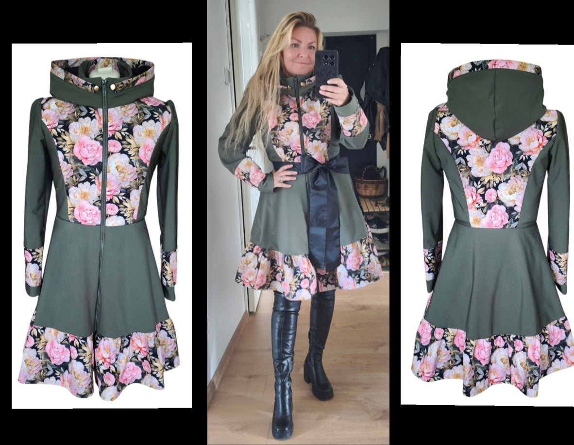 Zdjęcie z tkaniny softshell w piwonie – dostępne online tkaniny Charlotte