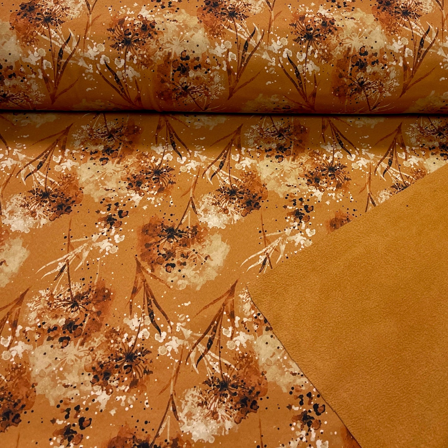 Softshell fabric - dandelion fluff 310 g/m²
