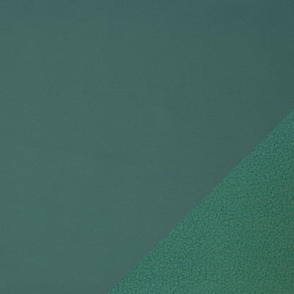 Zdjęcie z wodoodpornym materiałem softshell – zielony petrolowy / Petrol Green – dostępny online w Šarlotes audumi
