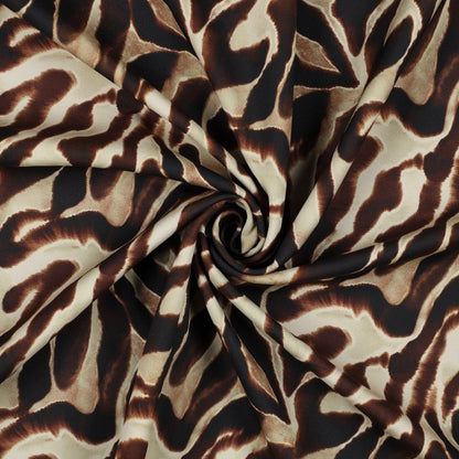 Softshell fabric - zebra pattern 330 g/m²