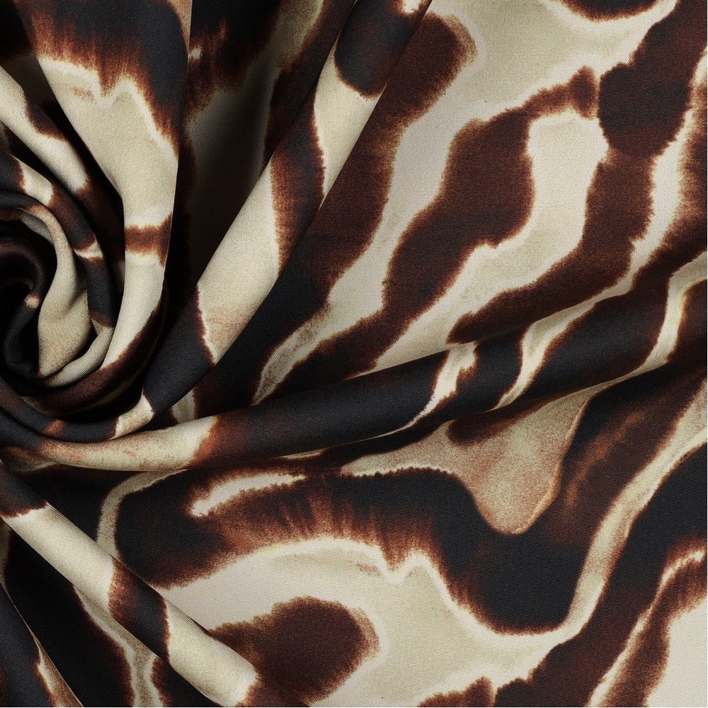 Softshell fabric - zebra pattern 330 g/m²
