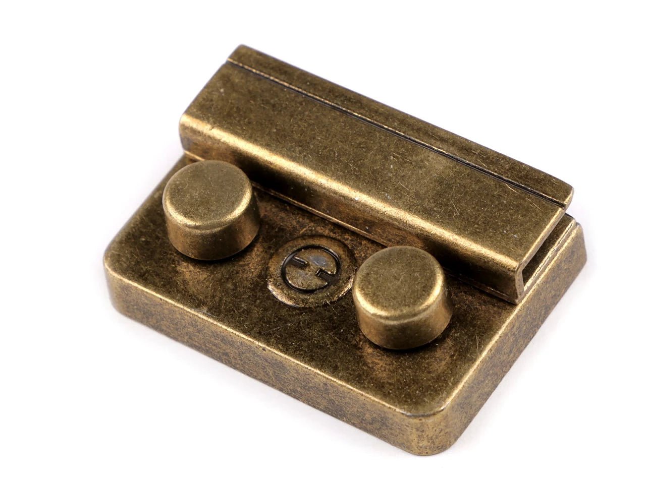 Image of a Finnish clasp (lock) 32x46 mm – available at Charlotte Fabrics