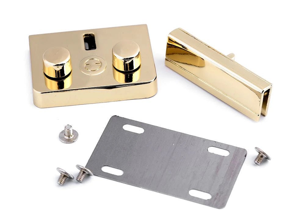 Image of Finnish clasp (lock) 32x46 mm – available at Šarlotes audumi