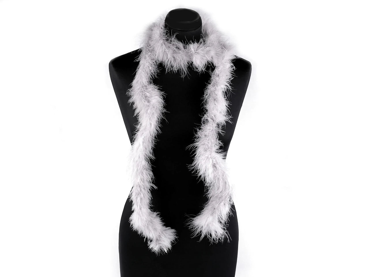 Feather boa - white 2 m