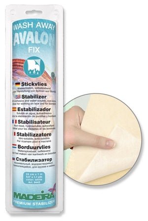 Stabilizer, water-soluble stabilizer with adhesive surface Madeira Avalon Fix - 24 cm × 3 m (Copy)