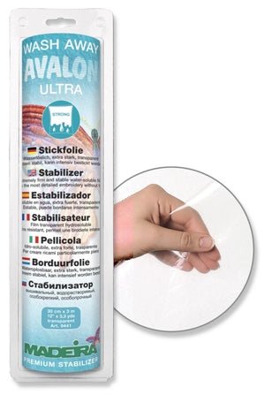Stabilizer water-soluble stabilizer Madeira Avalon Ultra - 30 cm × 3 m