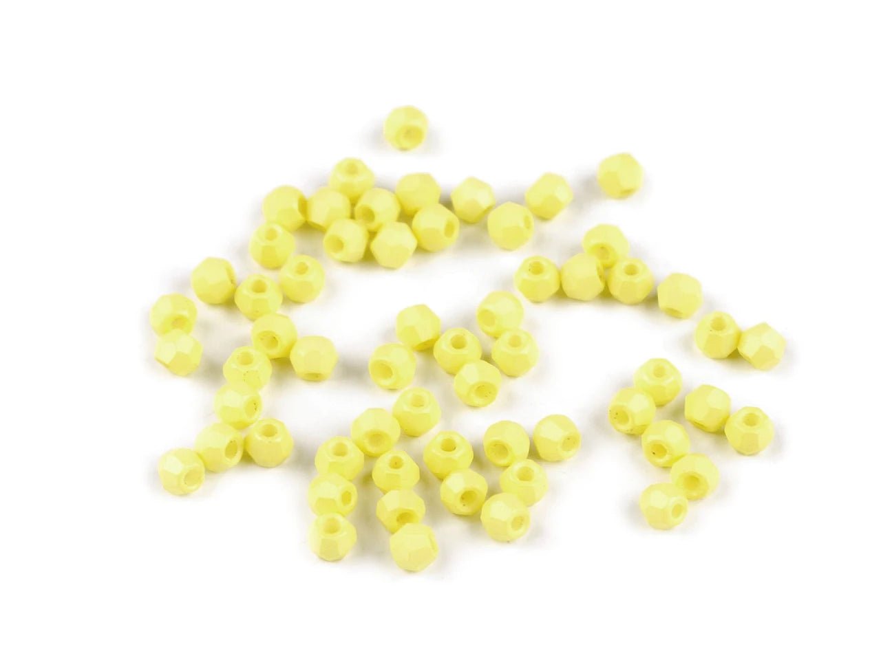 Image of glass beads Ø4 mm 5 g – available at Šarlotes audumi