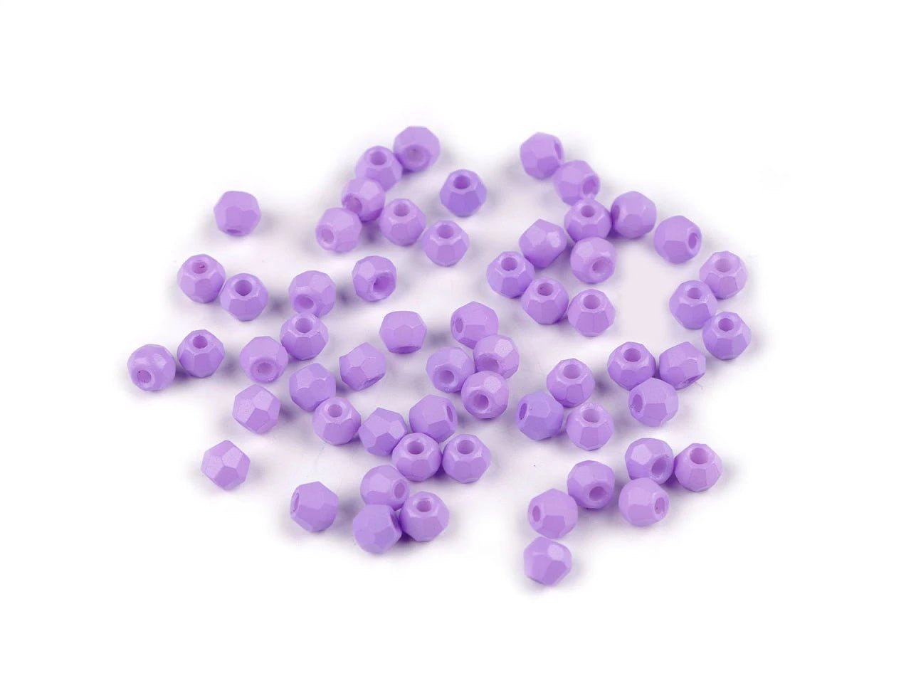 Image of Glass beads Ø4 mm 5 g – available at Šarlotes audumi