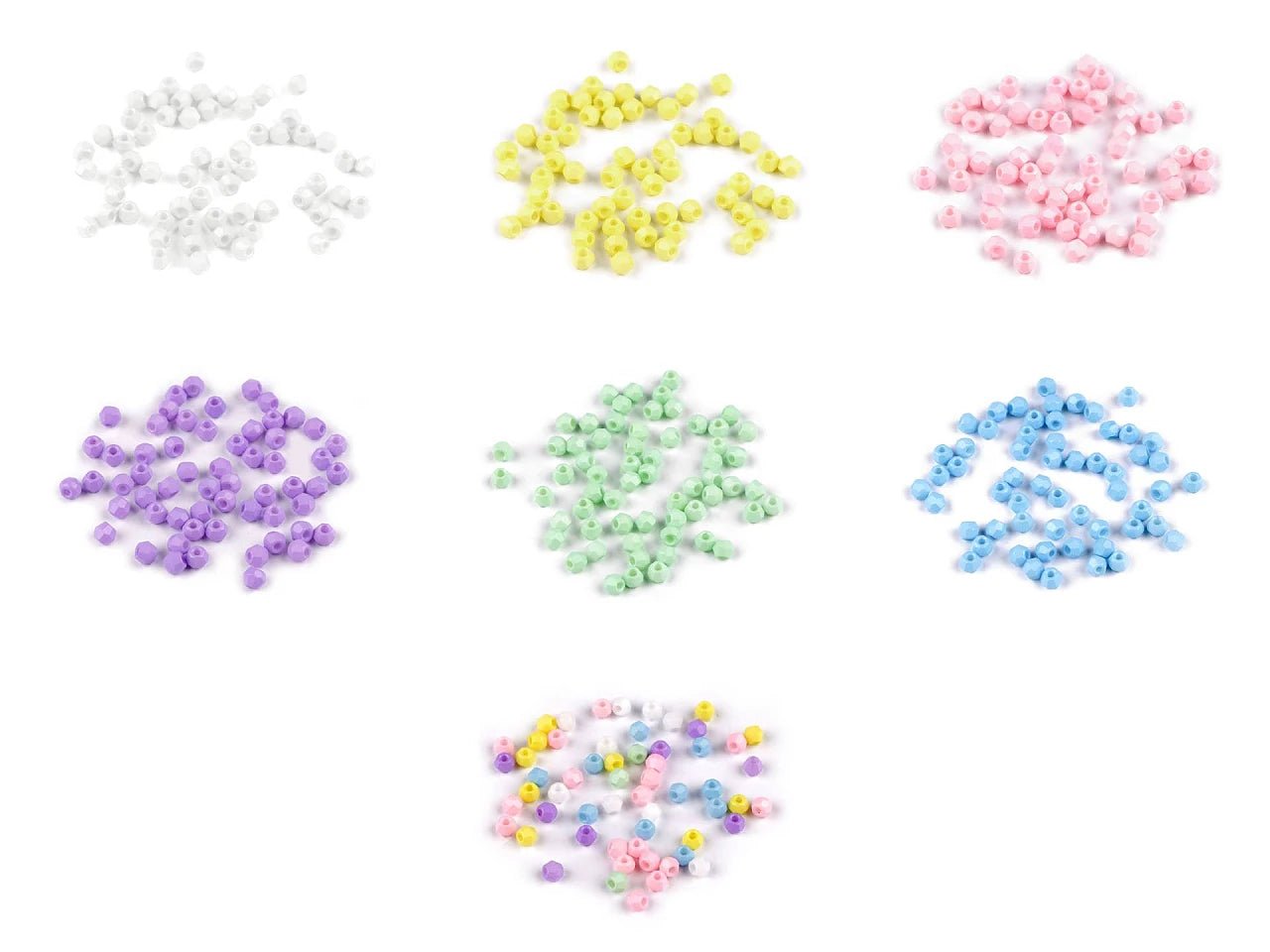 Image with Glass beads Ø4 mm 5 g – available at Šarlotes audumi