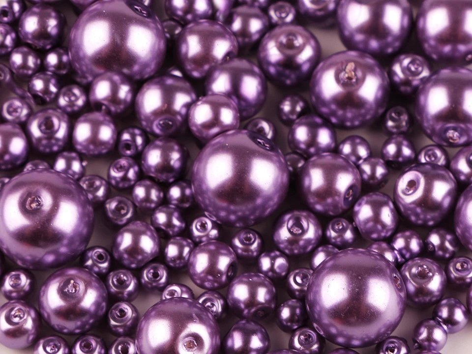 alt
Glass beads, Ø4–12 mm, assorted sizes, 50 g - assorted color options