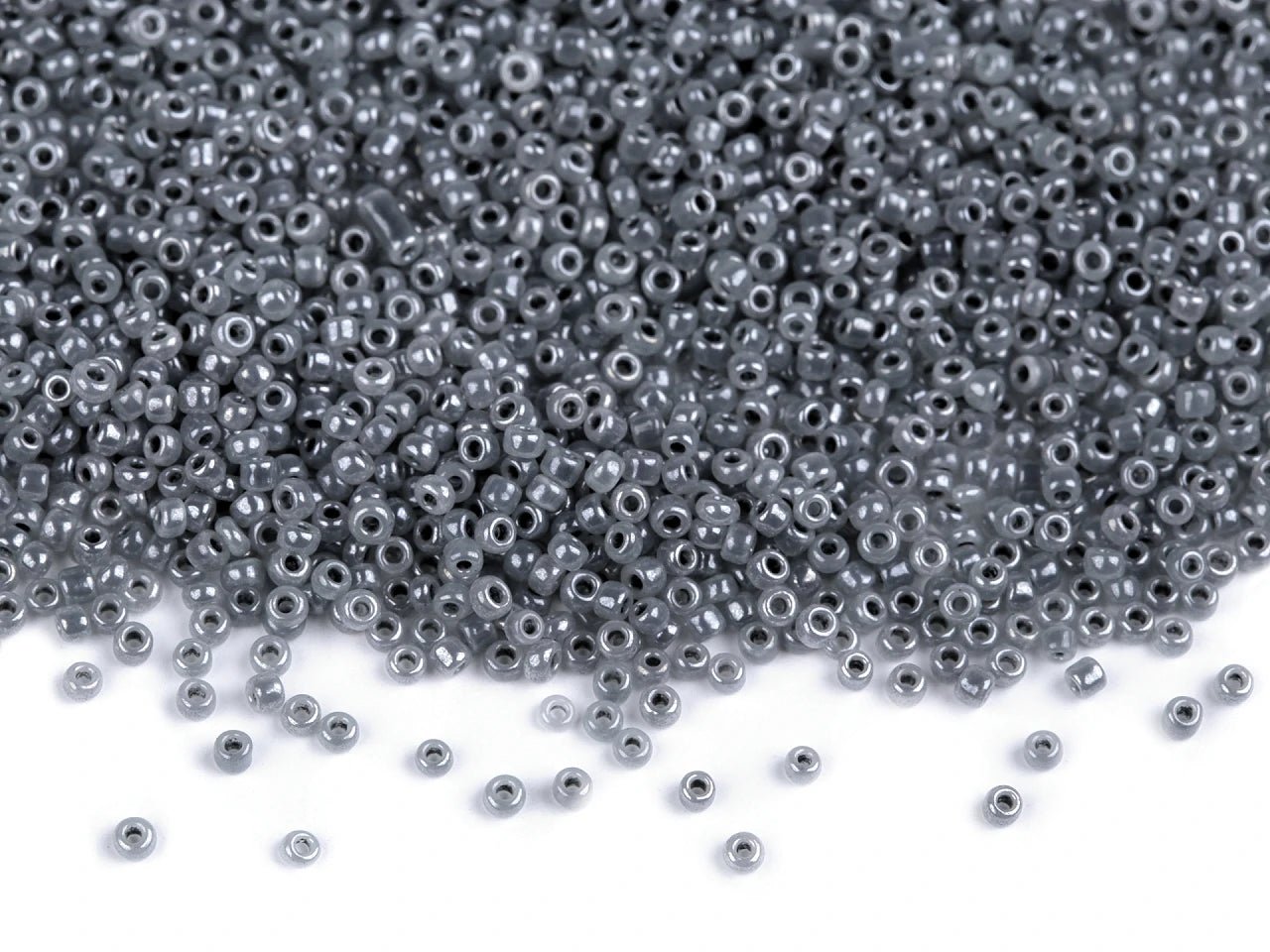 Stikla sēkliņpērlītes 15/0 | 1.5 mm 50 g| Perlamutra efekts|dažādas krāsas