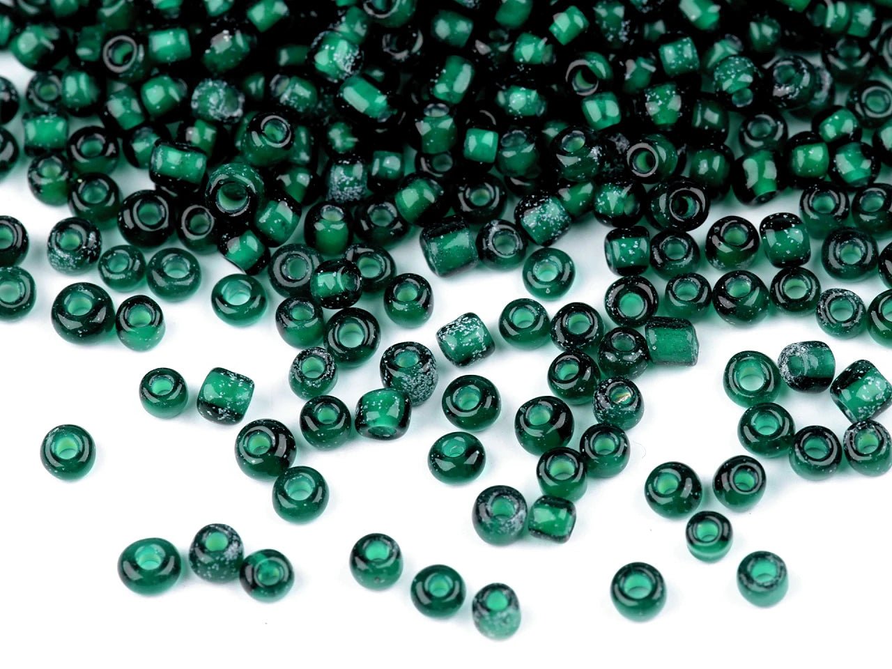 Szklane koraliki 8/0 | 3 mm 50 g | różne kolory