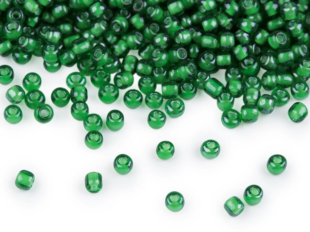 Szklane koraliki 8/0 | 3 mm 50 g | różne kolory