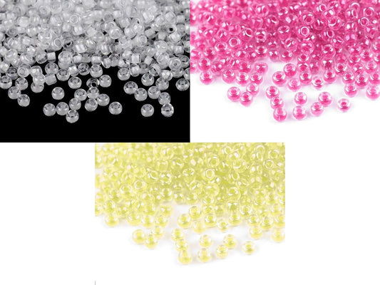 Glass seed beads 8/0 | 3 mm 50 g| various colors