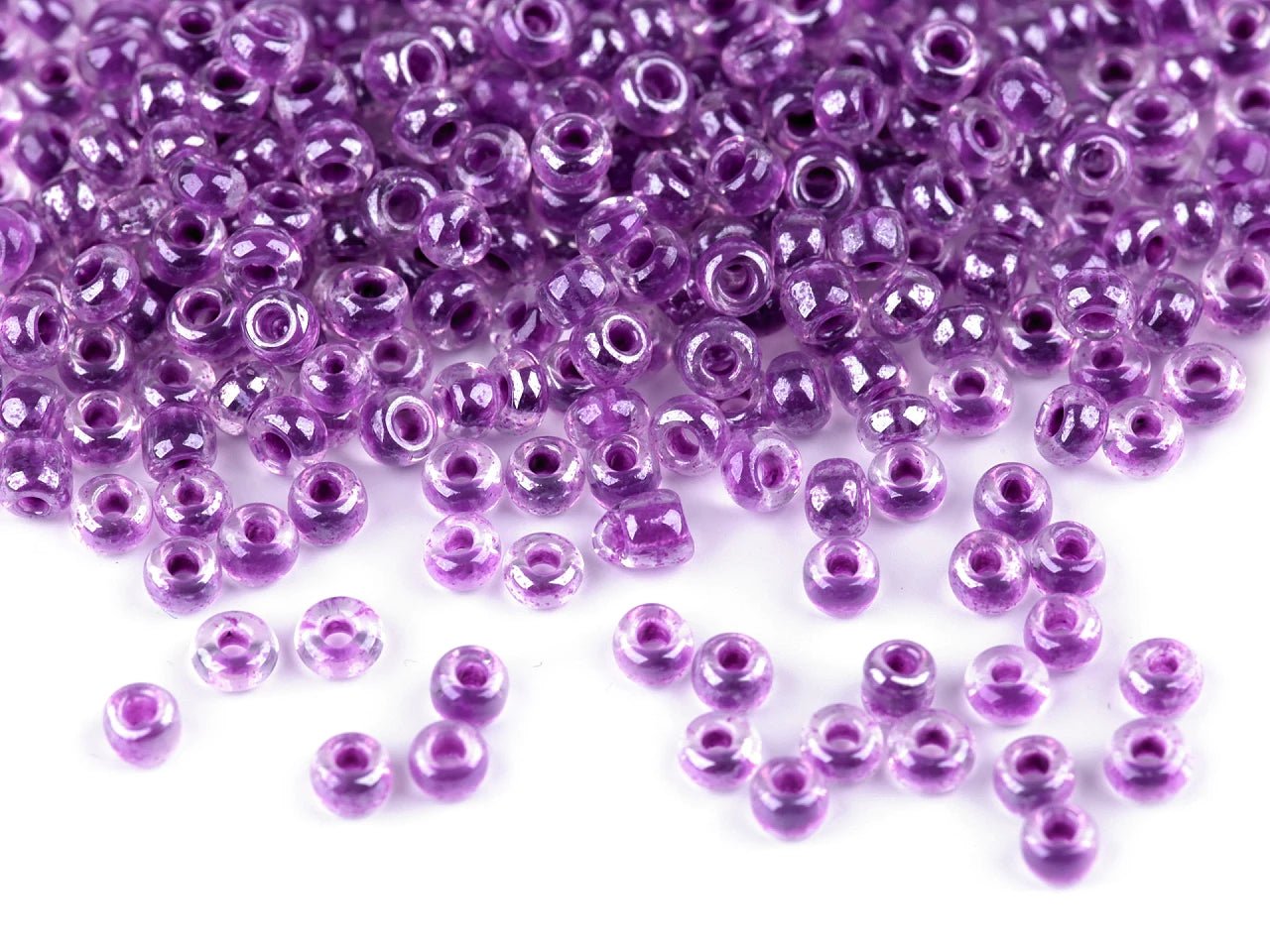 Szklane koraliki 8/0 | 3 mm 50 g | różne kolory
