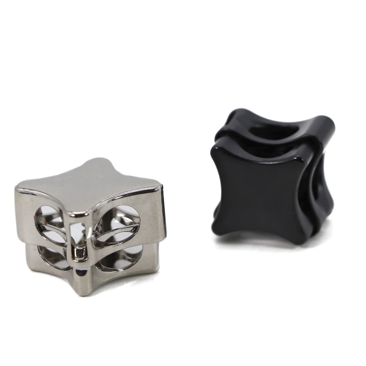 Metalowy stoper do sznurka 14 × 17 mm, 10 szt.