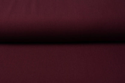 Cotton fabric with elastane - maroon 275 g/m²
