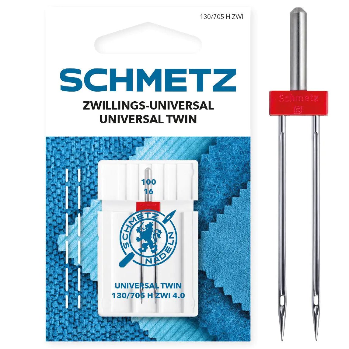 alt
SCHMETZ UNIVERSAL TWIN ZWI double universal sewing machine needle - No. 4/100