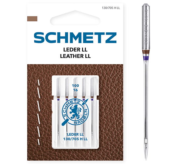 Sewing machine needles for leather SCHMETZ LEATHER - No. 100 (5 pcs.)