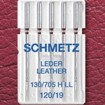 Sewing machine needles for leather SCHMETZ LEATHER - No.120 (5 pcs.)