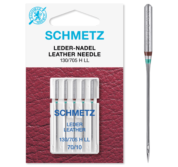 Sewing machine needles for leather SCHMETZ LEATHER - No.70 (5 pcs.)