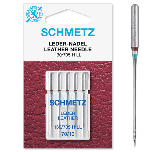 Sewing machine needles for leather SCHMETZ LEATHER - No.70 (5 pcs.)