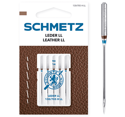 Šujmašīnu adatas ādai SCHMETZ LEATHER - No. 90 (5 pcs.)