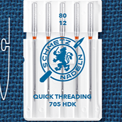 alt
SCHMETZ QUICK THREADING sewing machine needles - No. 80 (5 pcs.)