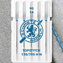ՇMETZ TOPSTITCH NEEDLES for decorative stitching - No. 90 (5 pcs.)