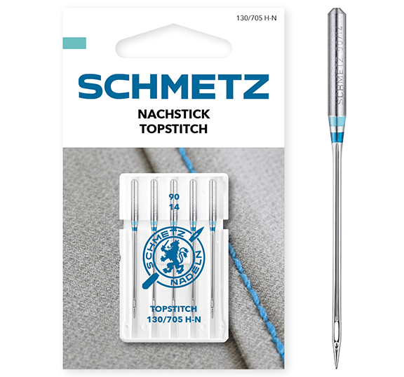 Sewing machine needles for decorative stitches SCHMETZ TOPSTITCH NEEDLES - No. 90 (5 pcs.)