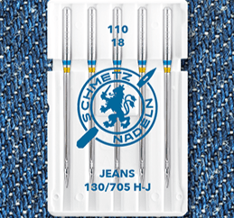 SCHMETZ Jeans sewing machine needles - No. 110 (5 pcs.)