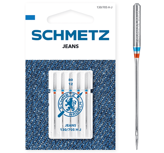 Sewing machine needles for jeans SCHMETZ JEANS - No. 80 (5 pcs.)