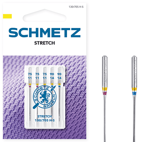 Sewing machine needles for stretch knit SCHMETZ STRETCH - No.75/90 (5 pcs.)