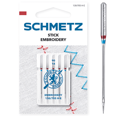 Zdjęcie: igły do haftu do maszyny do szycia SCHMETZ EMBROIDERY NEEDLES - nr 90 (5 szt.) – dostępne w Šarlotes audumi