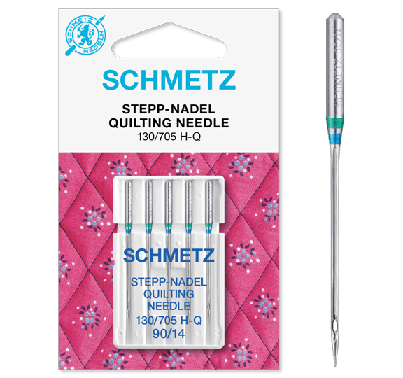 Image with SCHMETZ QUILTING quilting/sewing machine needles - No. 90 (5 pcs.) – available at Charlotte’s Fabrics