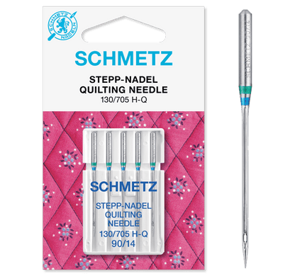Image with SCHMETZ QUILTING quilting/sewing machine needles - No. 90 (5 pcs.) – available at Charlotte’s Fabrics