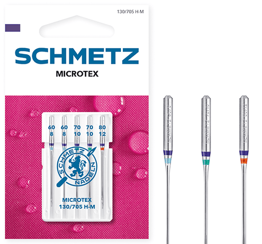 alt
Sewing machine needles for fine fabrics SCHMETZ MICROTEX - No. 60/70/80 (5 pcs.)