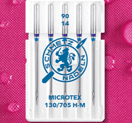 Sewing machine needles for delicate fabrics SCHMETZ MICROTEX - No. 90 (5 pcs.)